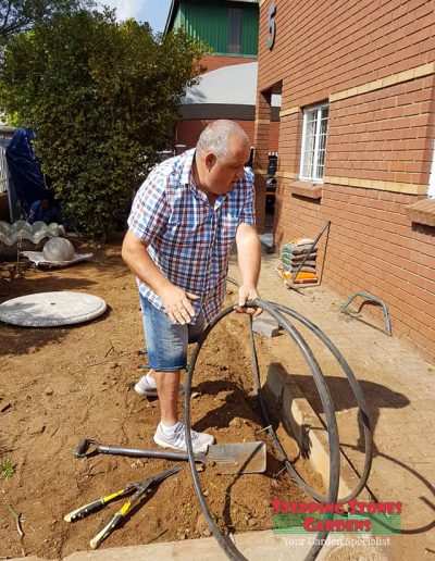 Irrigation installation